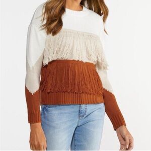 Fringe Detail Cato Sweater